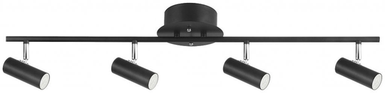Roof spotlight 4 mini LED (musta)