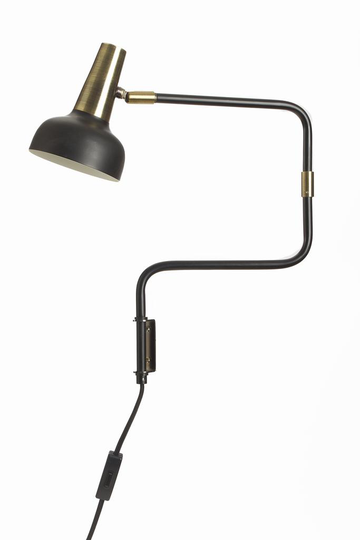 Ray vägglampa (musta)