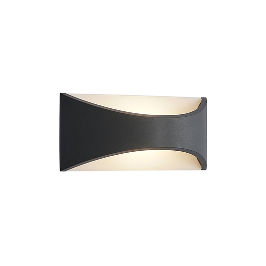 Lindby Mathea -LED-ulkoseinälamppu, pituus 22 cm