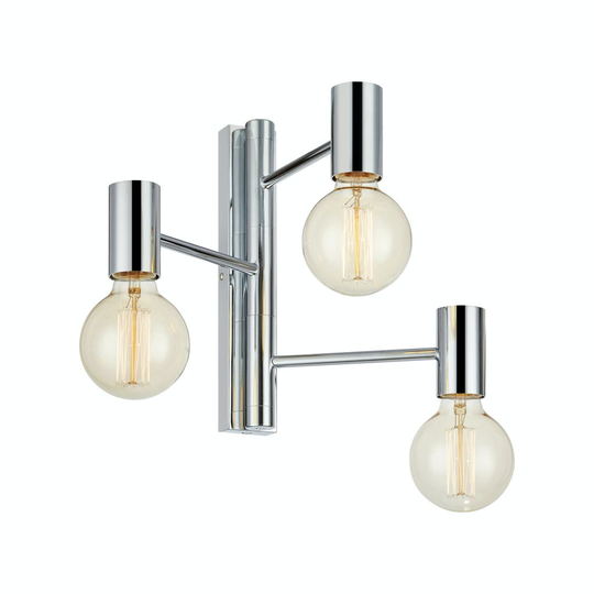 Bathroom lighting Bathlife FLASH 3 L wall lamp (Kromattu / kiiltävä)