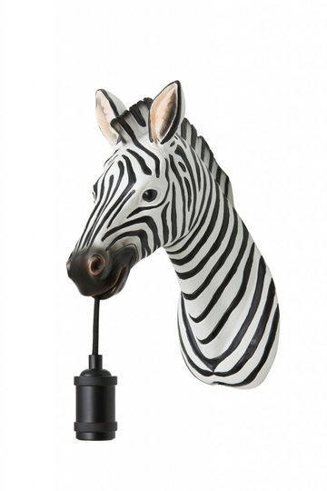 Wall lamp 34,5x16x24,5 cm ZEBRA black-white (Musta)