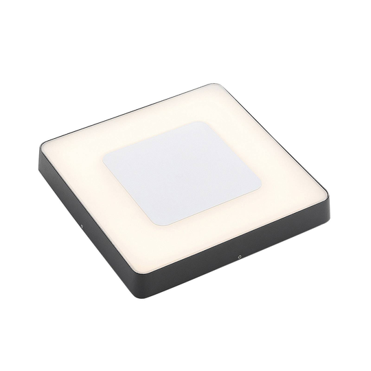 LED-ulkokattovalaisin Sora, kulmikas, sensori