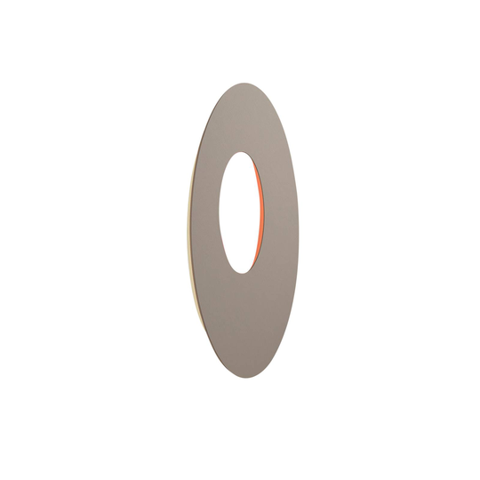 Escale Blade Open-LED-seinälamppu RGBW taupe Ø59cm