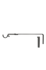 Verhotangon kannake ø 19 mm Musta 20 cm
