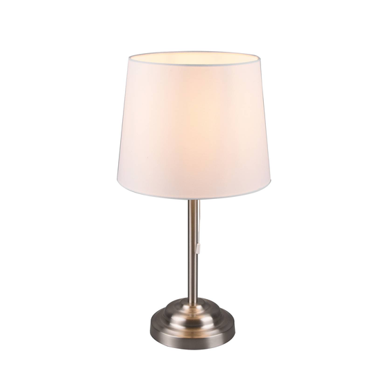 Lindby Alomira -pöytävalaisin, 52 cm, nikkeli