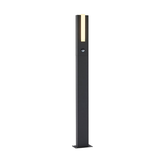 Lucande Virgalia -LED-pylväsvalo, 100 cm, anturi