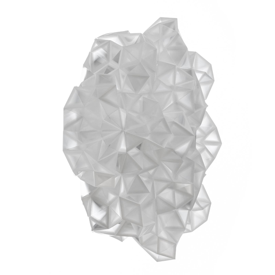 Slamp Drusa -design-seinävalaisin, valkoinen