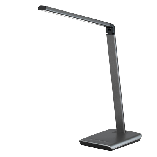 LED-pöytälamppu Bright, himmennys, CCT, harmaa