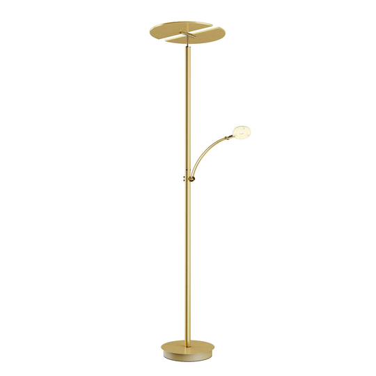 Lucande Anniki - ylösp. suun. LED-valo, messinkiä