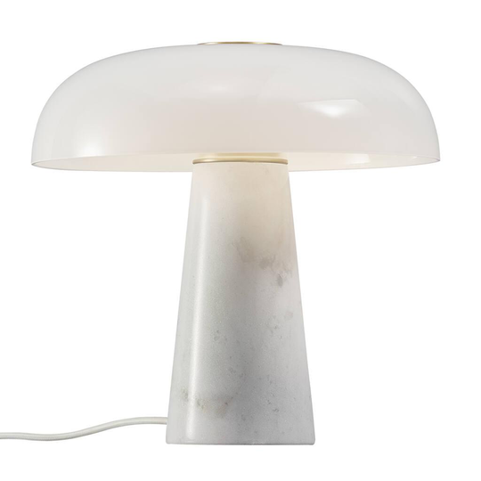 Glossy table lamp (Valkoinen)