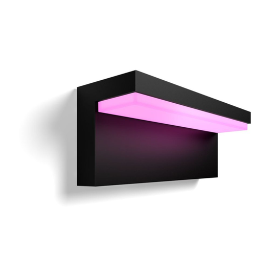 13.5W Nyro Hue Wall light Black