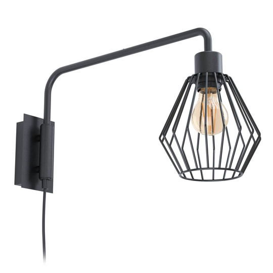 Tabillano 1 Wall light (Musta)