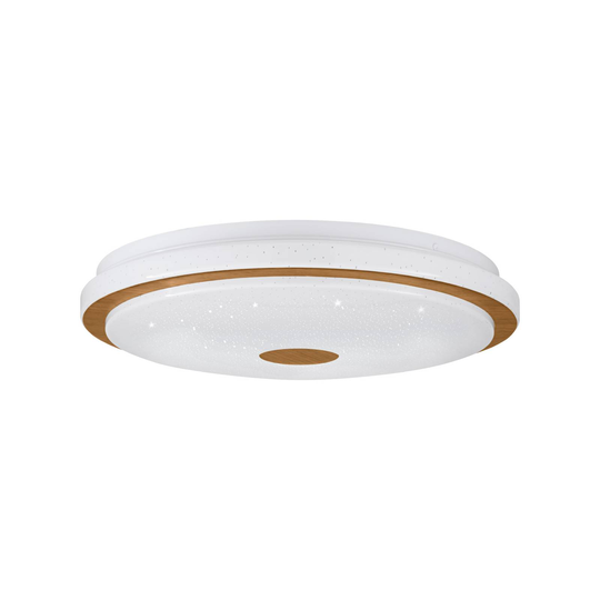 Lanciano 1 -LED-kattovalaisin, kaukosäädin, Ø38cm