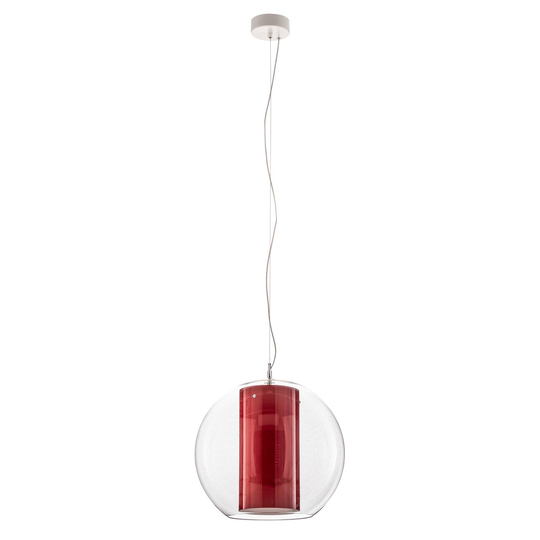 Modo Luce Bolla riippuvalaisin, punainen Ø 40 cm