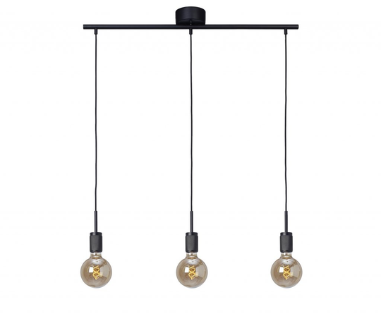 Groove 3 ceiling lamp (Musta)