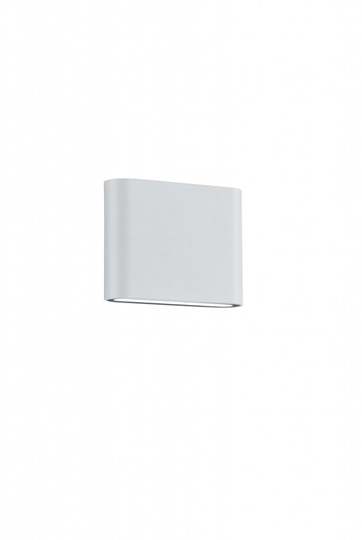 Thames II LED wall lamp 11.5x9 cm matt white