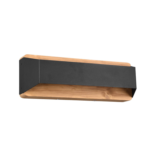 LED-seinävalaisin Arino, musta, leveys 35,2 cm