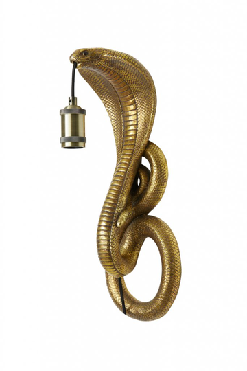 Snake wall lamp (Pronssi)
