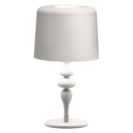 Pöytälamppu Eva TL1 M, korkeus 53cm valkoinen