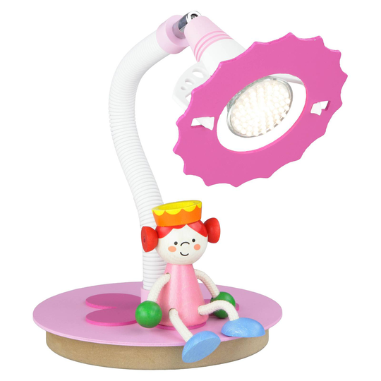 LED-pöytälamppu Prinsessa, istuva