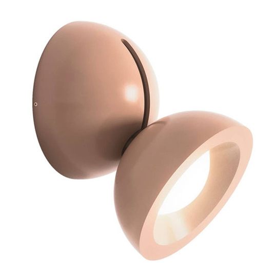 Axolight DoDot LED-seinävalaisin, malva 35°