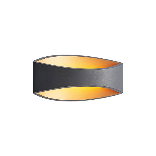 Arcchio Jelle -LED-seinävalaisin, 25 cm, musta