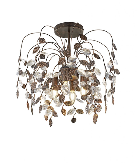 Naples ceiling light 4xE27 rustic
