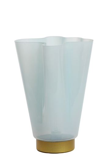 Table lamp LED Ø16,5x29 cm MALU glass light blue (Sininen)