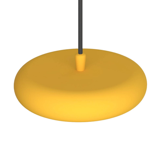 LED-riippuvalaisin Boina, Ø 19 cm, keltainen