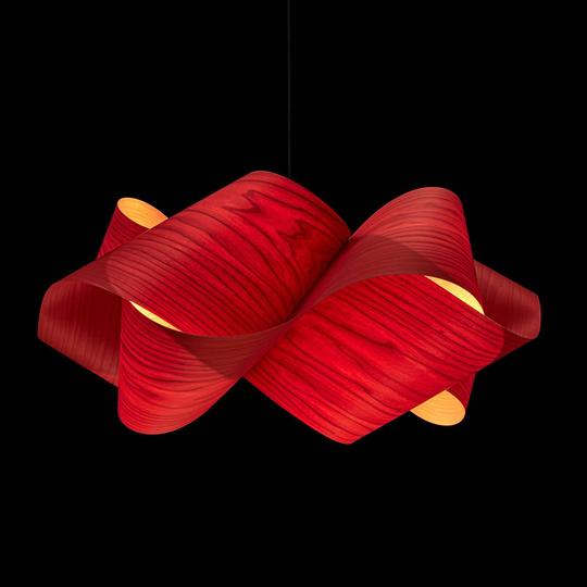 LZF Swirl -riippuvalo Ø 54 cm, punainen
