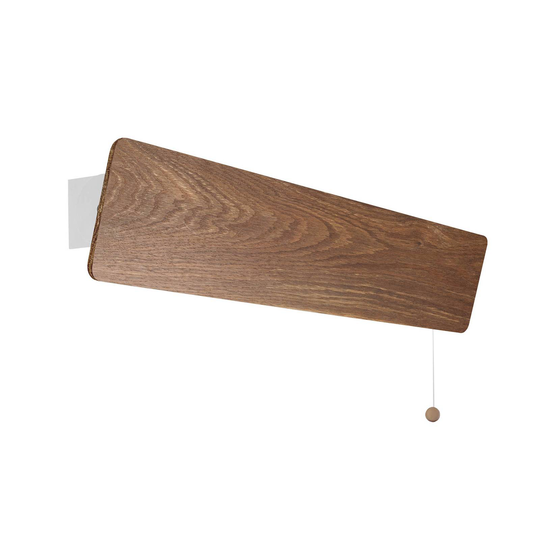 Oslo-LED-seinävalaisin leveys 68 cm, tumma tammi