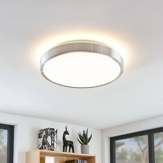 Lindby Emelie LED -kattovalaisin, pyöreä, 42 cm