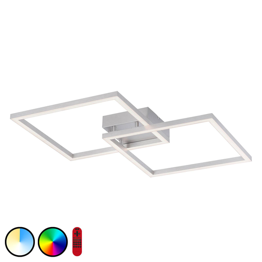 LOLAsmart Maxi -LED-kattovalaisin, 63 x 63 cm