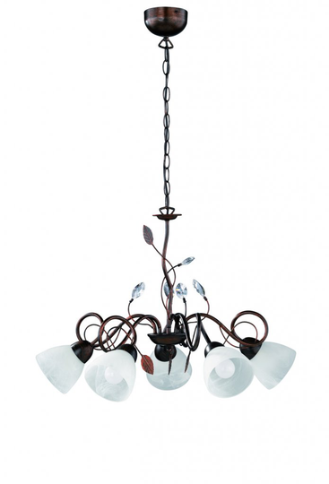 Traditio chandelier 5L 5xE14 rustic