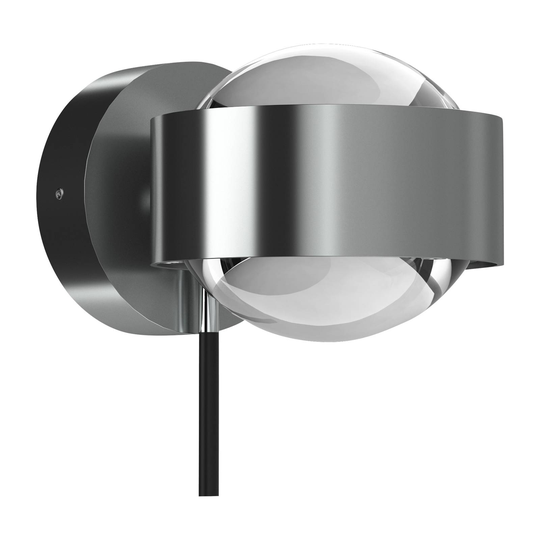 Puk Mini Wall+ LED, kirkkaat linssit, mattakromi