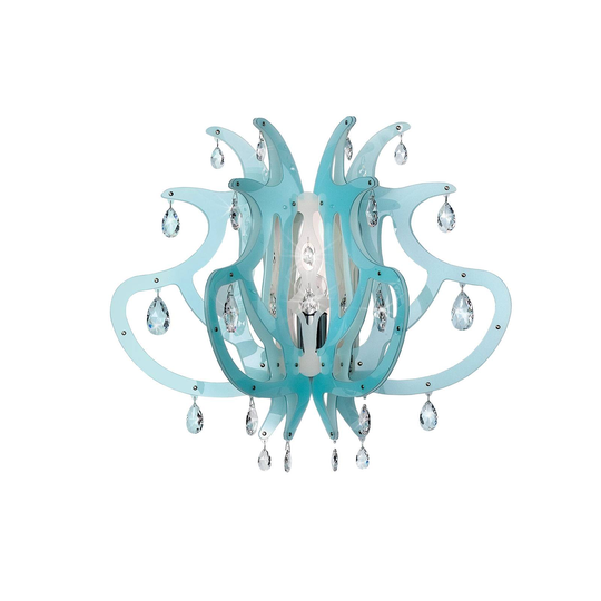 Slamp Medusa -design-seinävalaisin, sininen