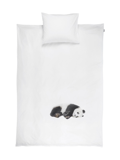Lazy panda -pussilakanasetti 150 x 210 + 50 x 60 cm