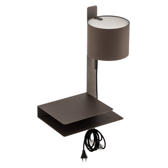 Steng Licht Loft Stripe LED vasen marone/musta