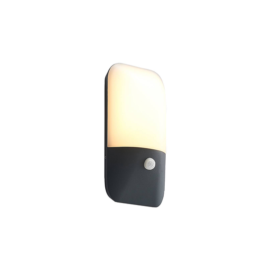 Lucande Bazilea LED-anturi-ulkoseinälamppu