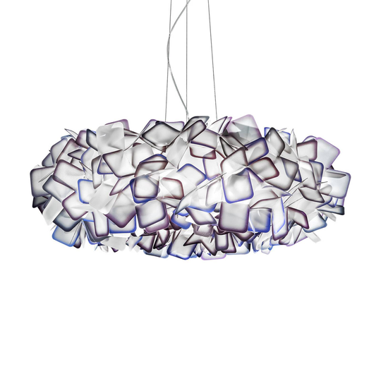 Slamp Clizia -riippuvalaisin, Ø 78 cm, violetti