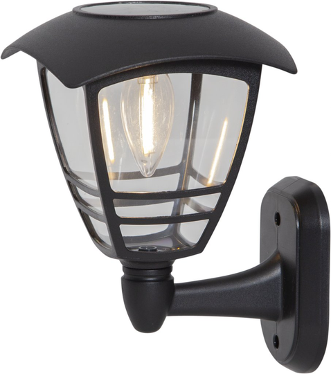 Felix solar cell wall lamp (Musta)