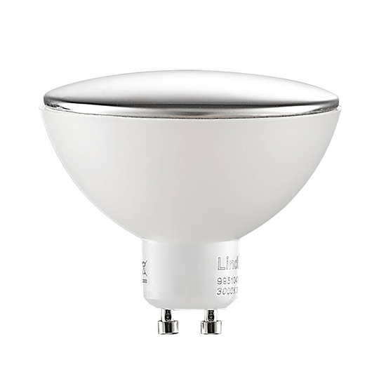 Lindby LED-pääpeililamppu GU10 5W CCT kromi