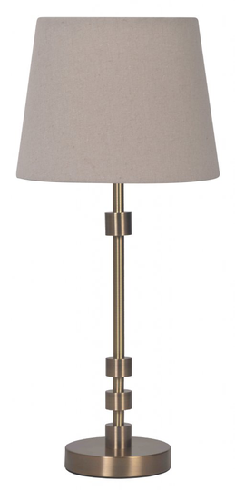 Wrap table lamp (Beige / ruskea)