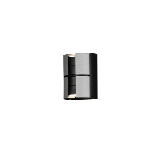 Vidar vägglykta 2x5W LED svart (Musta)