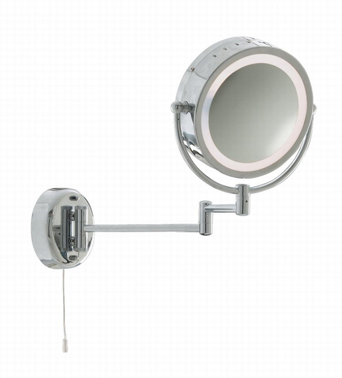 Bathroom mirror with magnification (Kromattu / kiillotettu)