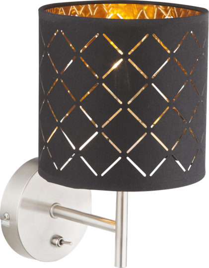 Clarke wall lamp (Musta)