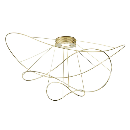 Axolight Hoops 3 LED-kattovalaisin, kulta