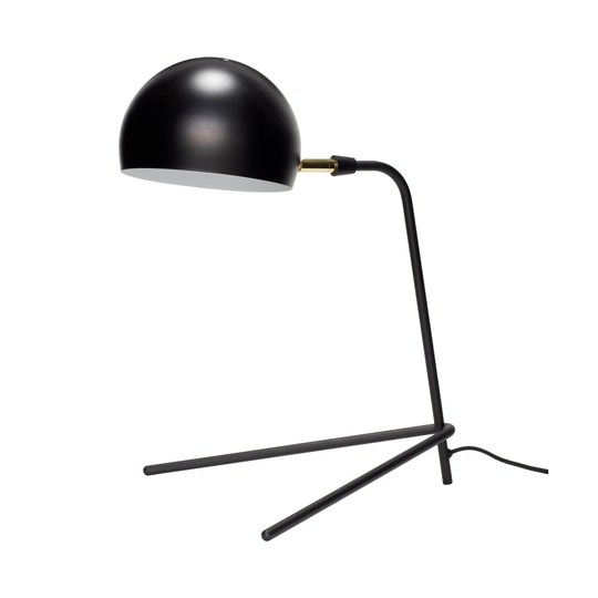Skrivbordslampa Round svart Hubsch (musta)