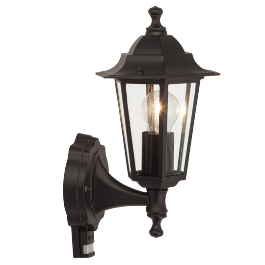 Crown wall lamp (with motion detector) (Musta)