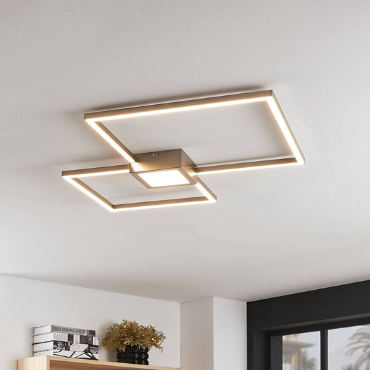 LED-kattovalaisin Duetto, nelikulmainen